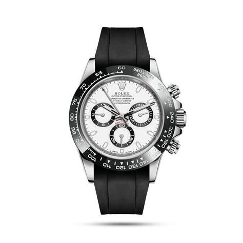 rolex daytona black rubber strap|8 Designer Watchbands for the Rolex Daytona on Oysterflex.